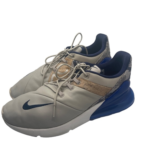 NIKE Air Max 270 AT 6153-400 Sz 11.5 Obsidian Hyper Royal-Sail Running​ - Picture 4 of 9